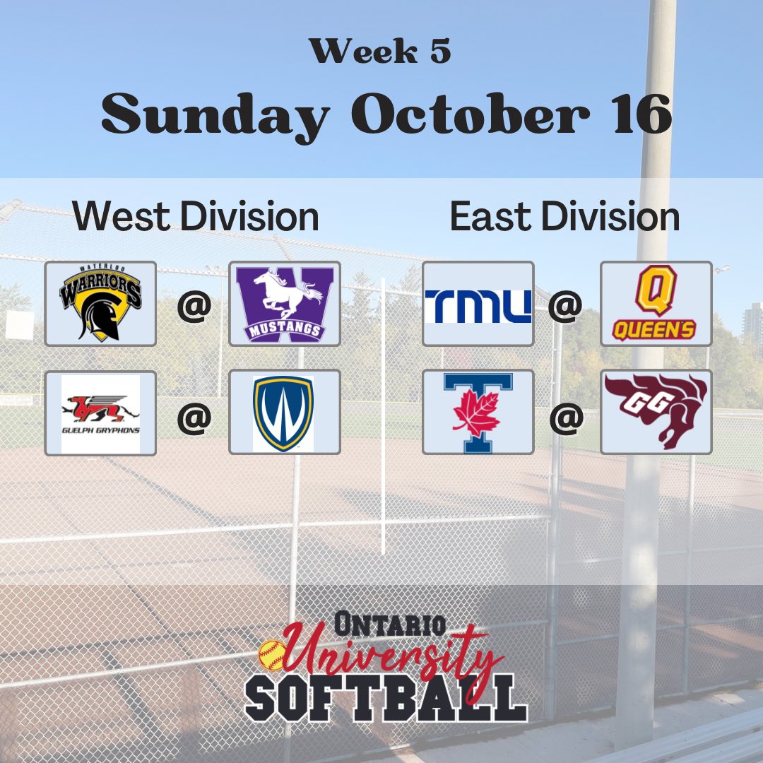 The regular season wraps up today with some big matchups and the final playoffs push! 💥💥💥 #OUSsoftball