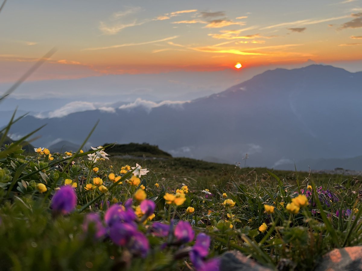 kaz012667's tweet photo. 登山に嵌まってます。
山頂から見る景色が大好きです。

1.夕日(北岳)
2.虹(北岳)
3.朝焼け(富士山)
4.御来光(槍ヶ岳) https://t.co/Kn3658e4qF