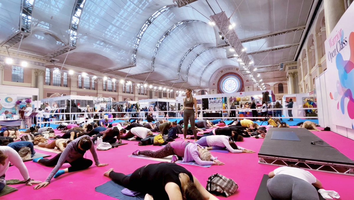 yogagise's tweet photo. Thank you to @OmYogaMagazine &amp; all who attended, for making @YogaShow 2022 so special!  Thank you also to everyone who came to my yoga workshop &amp; yoga class. #OmYogaShow #OmYogaShowLondon #OmYogaMagazine #YogagiseYoga #Yogagise #SarahHighfield #AlexandraPalace #ConturUK https://t.co/oGNfmOAd03