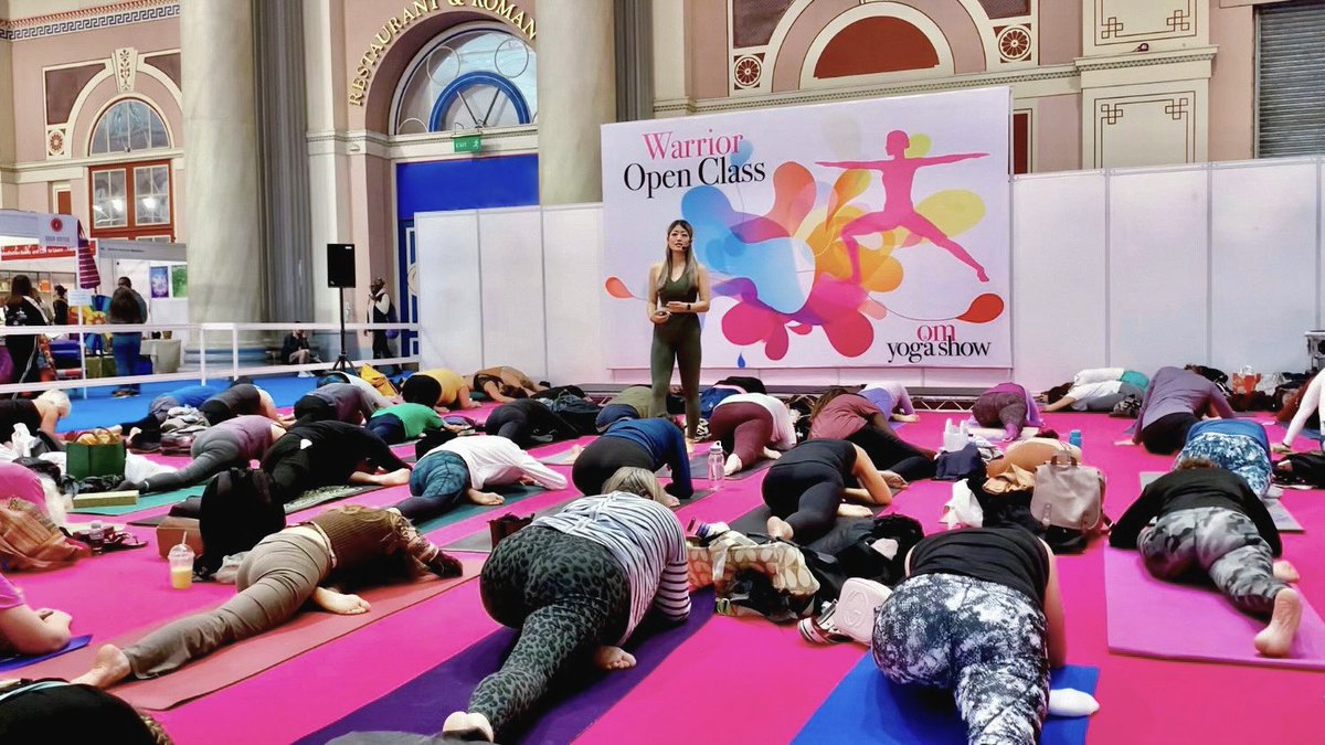 yogagise's tweet photo. Thank you to @OmYogaMagazine &amp; all who attended, for making @YogaShow 2022 so special!  Thank you also to everyone who came to my yoga workshop &amp; yoga class. #OmYogaShow #OmYogaShowLondon #OmYogaMagazine #YogagiseYoga #Yogagise #SarahHighfield #AlexandraPalace #ConturUK https://t.co/bl1Z35O6fa