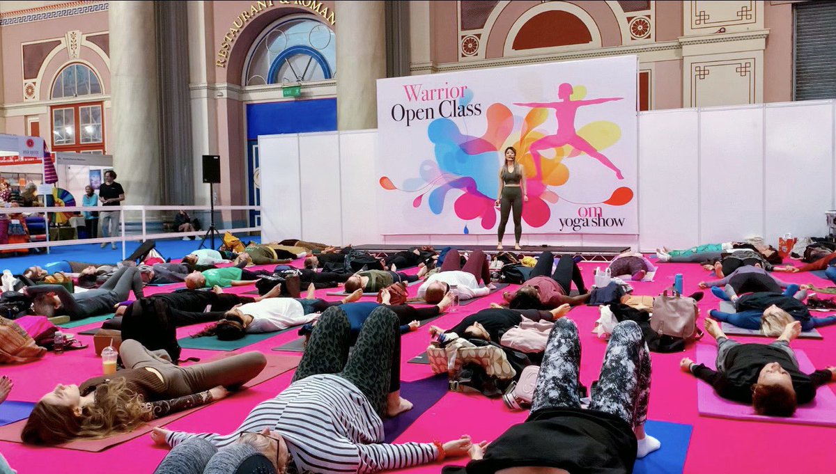 yogagise's tweet photo. Thank you to @OmYogaMagazine &amp; all who attended, for making @YogaShow 2022 so special!  Thank you also to everyone who came to my yoga workshop &amp; yoga class. #OmYogaShow #OmYogaShowLondon #OmYogaMagazine #YogagiseYoga #Yogagise #SarahHighfield #AlexandraPalace #ConturUK https://t.co/bl1Z35O6fa