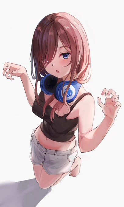 みくちゃん!ガオー!#中野三玖 #五等分の花嫁#イラスト 