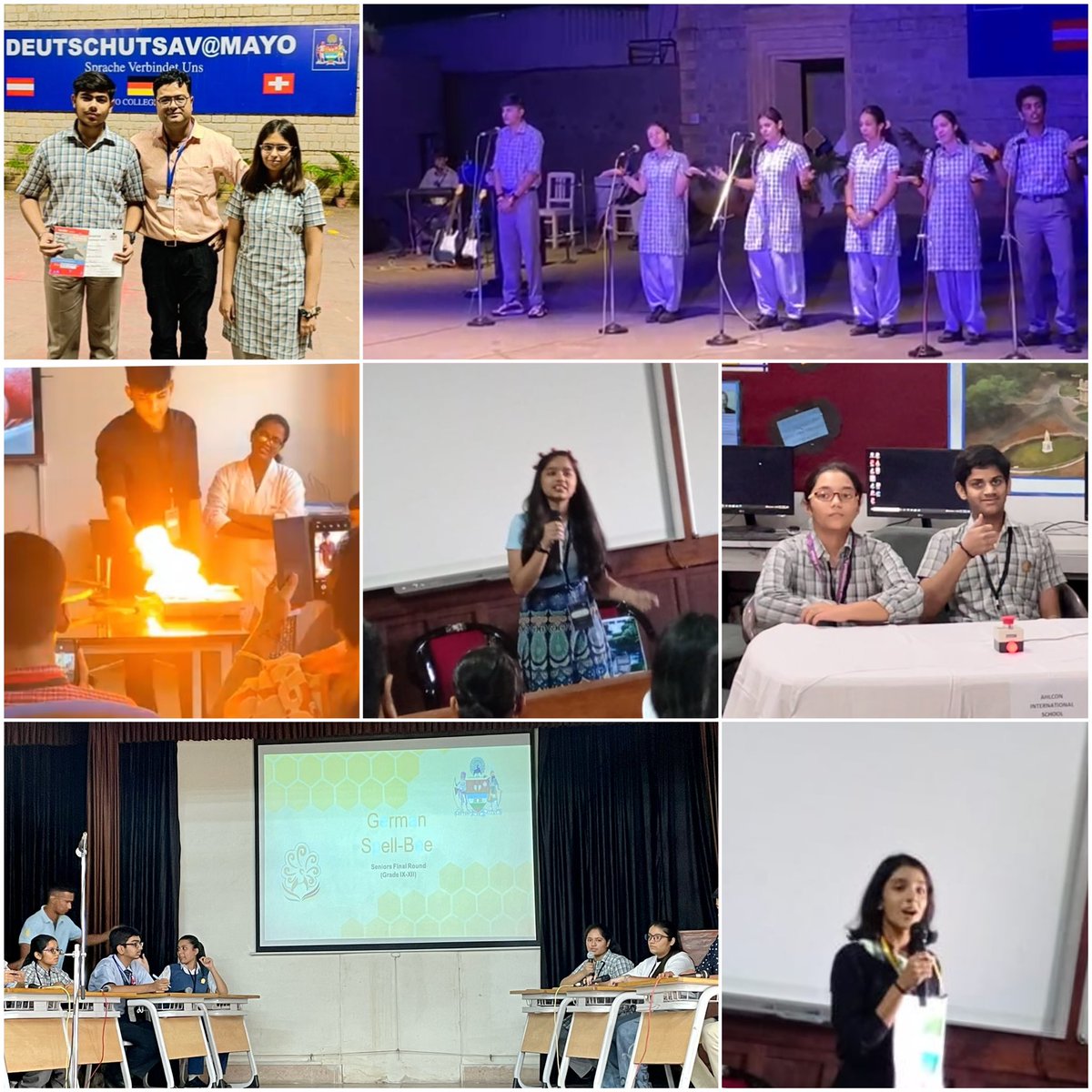 imran_risha's tweet photo. Ahlconited shining brighter than ever at the Deutschutsav at Mayo College. ⭐️ Heartiest congratulations to the winners and all the participants for gaining an experience of a lifetime 🙌 @sdg4all @ashokkp @y_sanjay @pntduggal @sunita_rajiv @sunandask21 @binny_rawal @SHIVALIAMIT https://t.co/yJSBRGsLTT