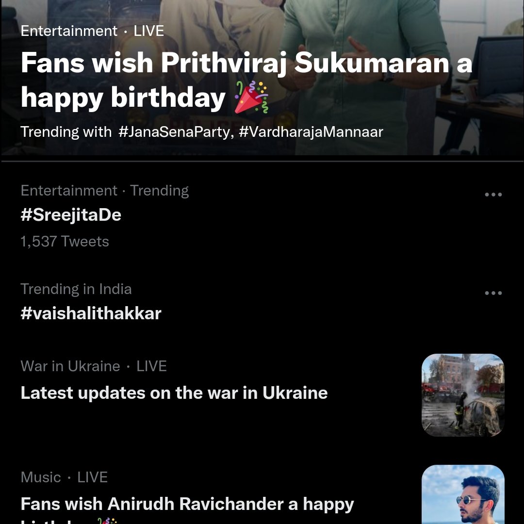 #SreejitaDe is trending continuously on Twitter since past 2 days , makers of <a href="/BiggBoss/">bigg boss</a> <a href="/ColorsTV/">Colors TV</a> bring her back as wild card as soon as possible she was much more deserving than many of the contestants. 

#BiggBoss16 #BB16 <a href="/thesreejitade/">sreejita_de</a> <a href="/VootSelect/">Voot Select</a> <a href="/EndemolShineIND/">Endemol Shine India</a>