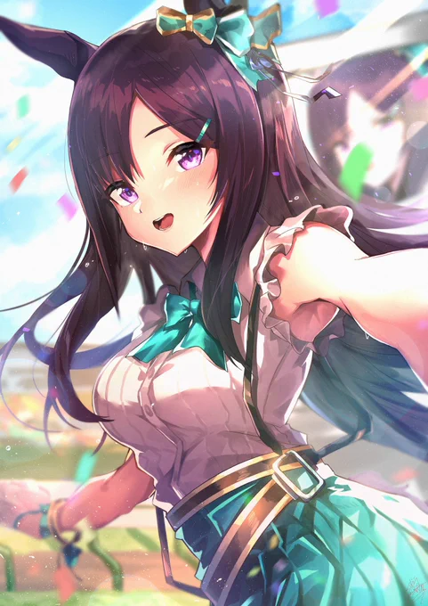 最近忙しくてウマ娘絵描けてない…!!というかそもそも絵自体あんまりかけてないから過去絵見てってください #ウマ娘 