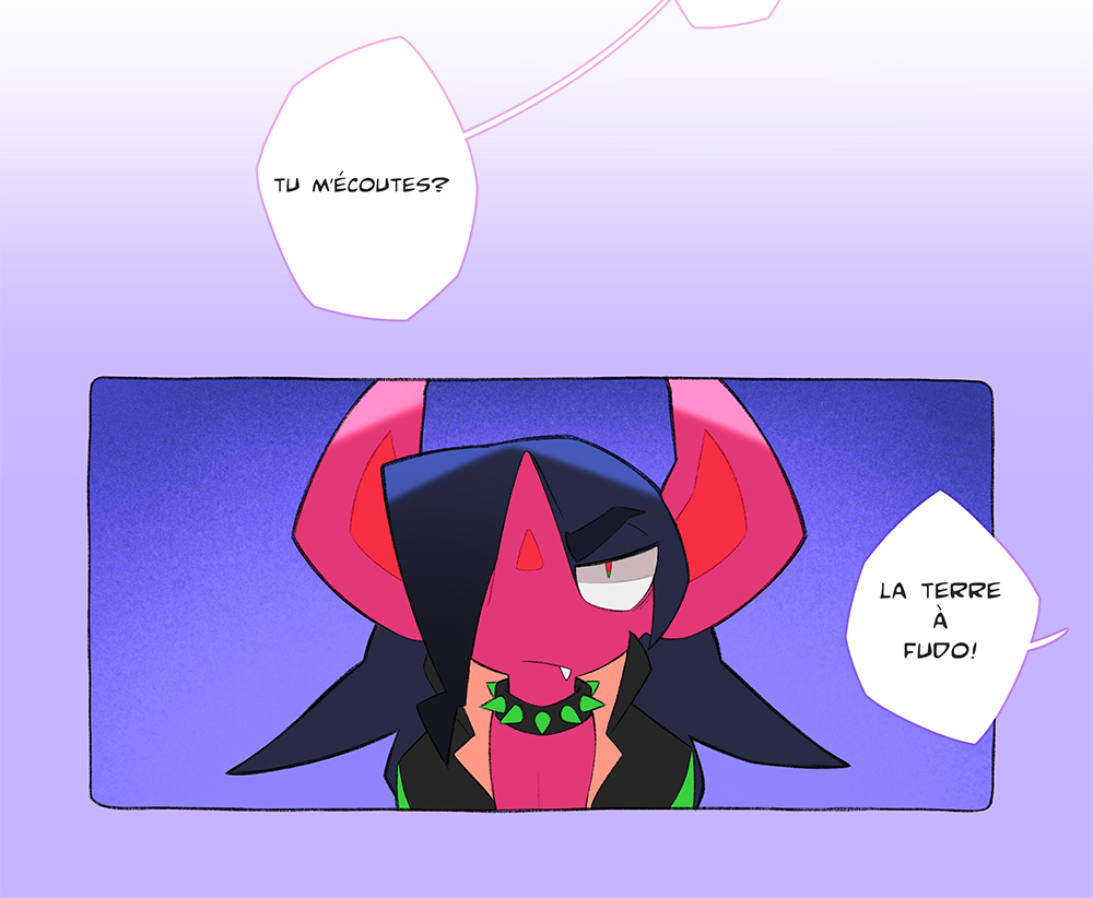 Fudo & Casper 01: Première impression (1/2)
My friend @TuroKnight has very kindly translated episode 1 into French! Are there any French readers that would like to see more? In another universe, my comic is set in Kalos. Thanks again, Turo! 