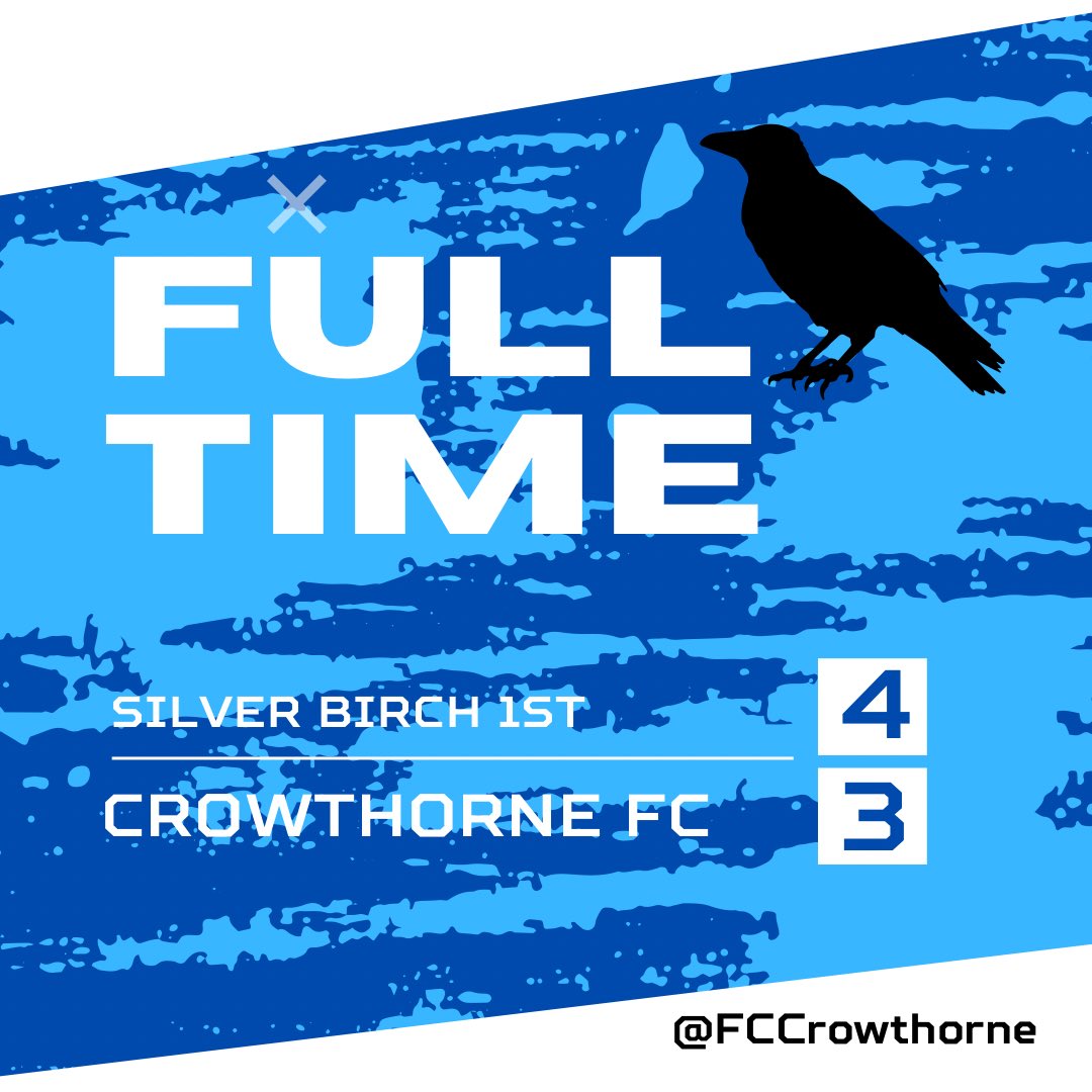 FCCrowthorne's tweet photo. Lost 4-3 after a shocking 20 mins in the first half leaving us 3-0 down. Battled well to get back into the game but didn’t have enough.
Goals from Rui, Jamie and pen from Con ⚽️ https://t.co/BDGugYuYIi