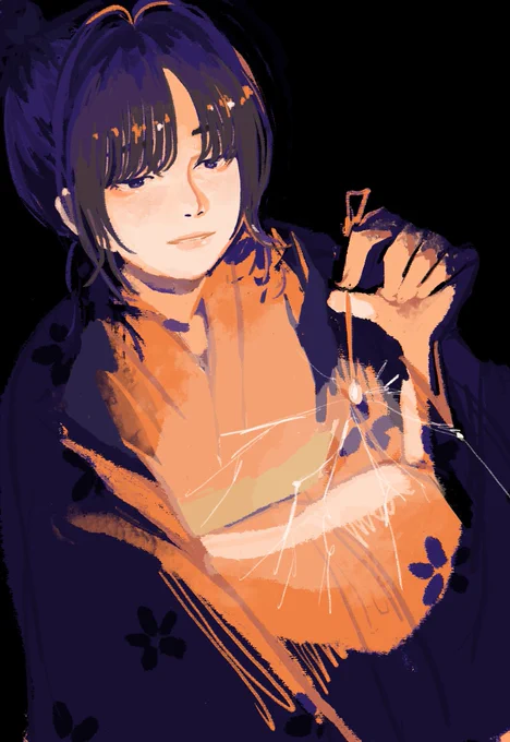 思ったように描けなくて放置してた上に夏も終わったので供養 
