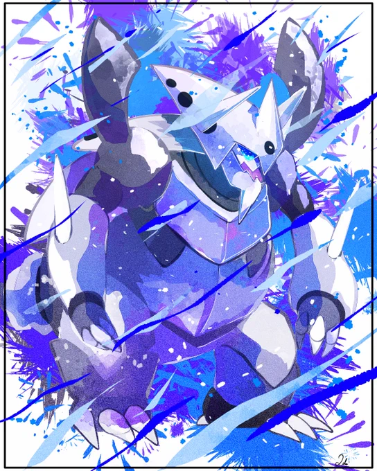 図鑑No.306 メガボスゴドラ #LKのポケモンずかん 