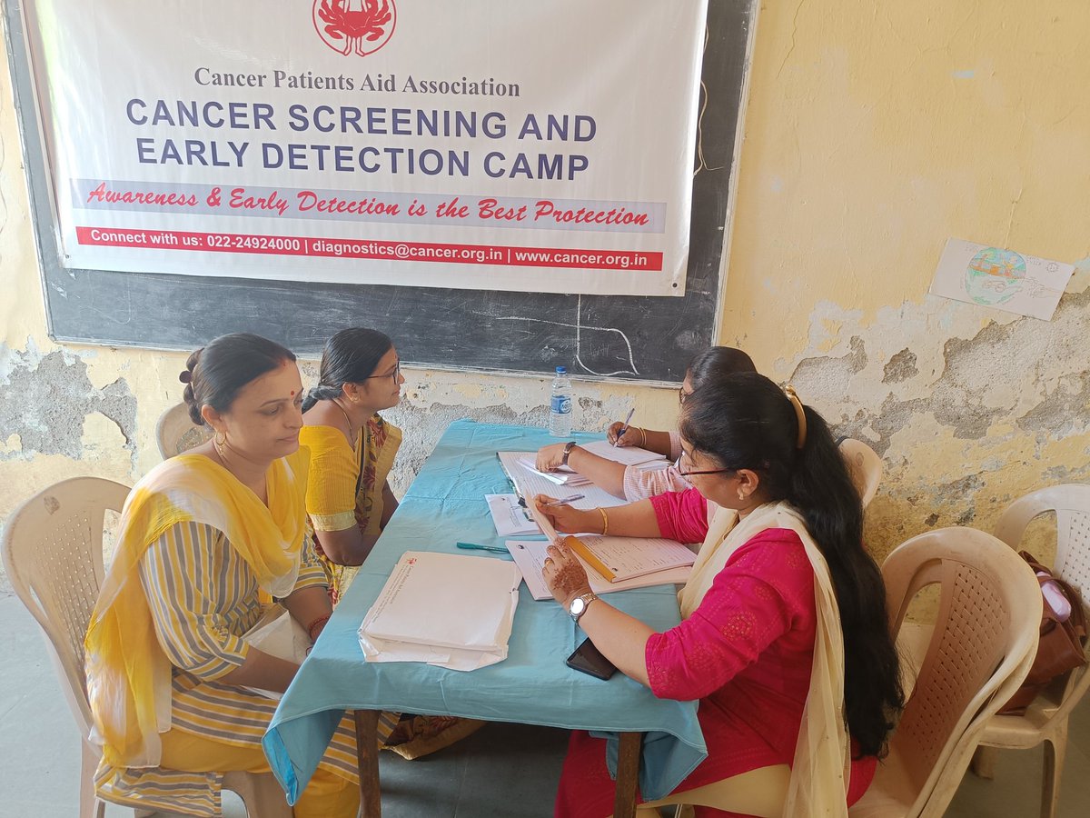 Prajaktasane19's tweet photo. On the occasion of Cancer awareness month '@poonam_mahajan Mahila Bachatgat Mahasangh' today organised a *Free Cancer Check-up Camp* at Chandivali, specially for Ladies, in order to promote and develop awareness in the public and emphasize the importance of early detection.. https://t.co/s5usCV4yRZ
