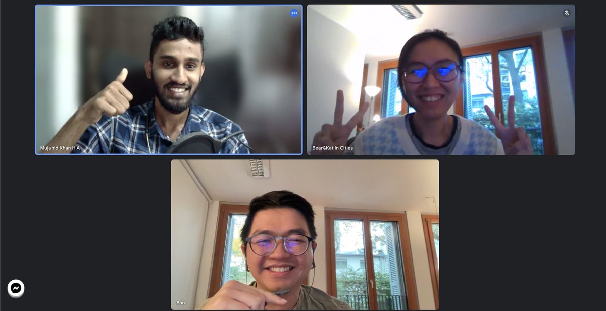 bkincities's tweet photo. [Chainlink Fall ‘22 #hackathon] 🚀🚀🚀

Today is our first meeting for many extraordinary #ideas we're going to launch! 💥💥
Thank you to being our companion in this journey @themujahidkhan @qng95 @chainlink I'm thrilled to see our final demo
#blockchains #Web3Commuinty #Crypto https://t.co/7wyNnCtrqp
