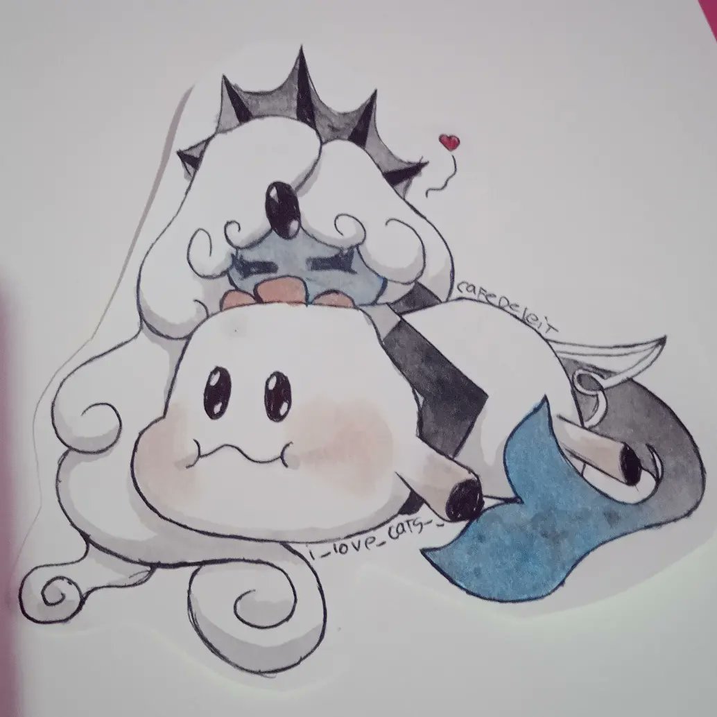 CafeLeit's tweet photo. Black Pearl and Jung Kook's marshmallow

I'll say the story behind that in the comments because i can't put on a Tweet 

Hashtags: #cookierunkingdomxbts #cookierunkingdomfanart #blackpearlcookie https://t.co/FgZoyRO4Kr