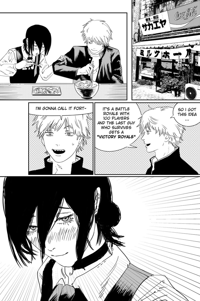 Short Denreze Comic for school #chainsawman