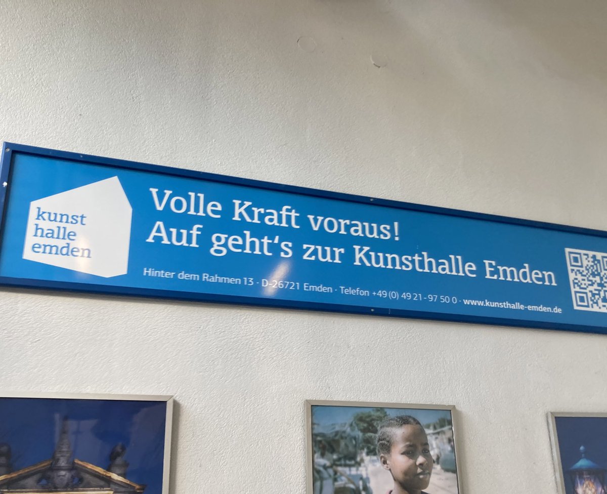 TeddyPastel's tweet photo. Seit wann lohnt sich denn hier der Besuch nicht mehr, @kunsthalleemden? https://t.co/tN9dRGLsbL