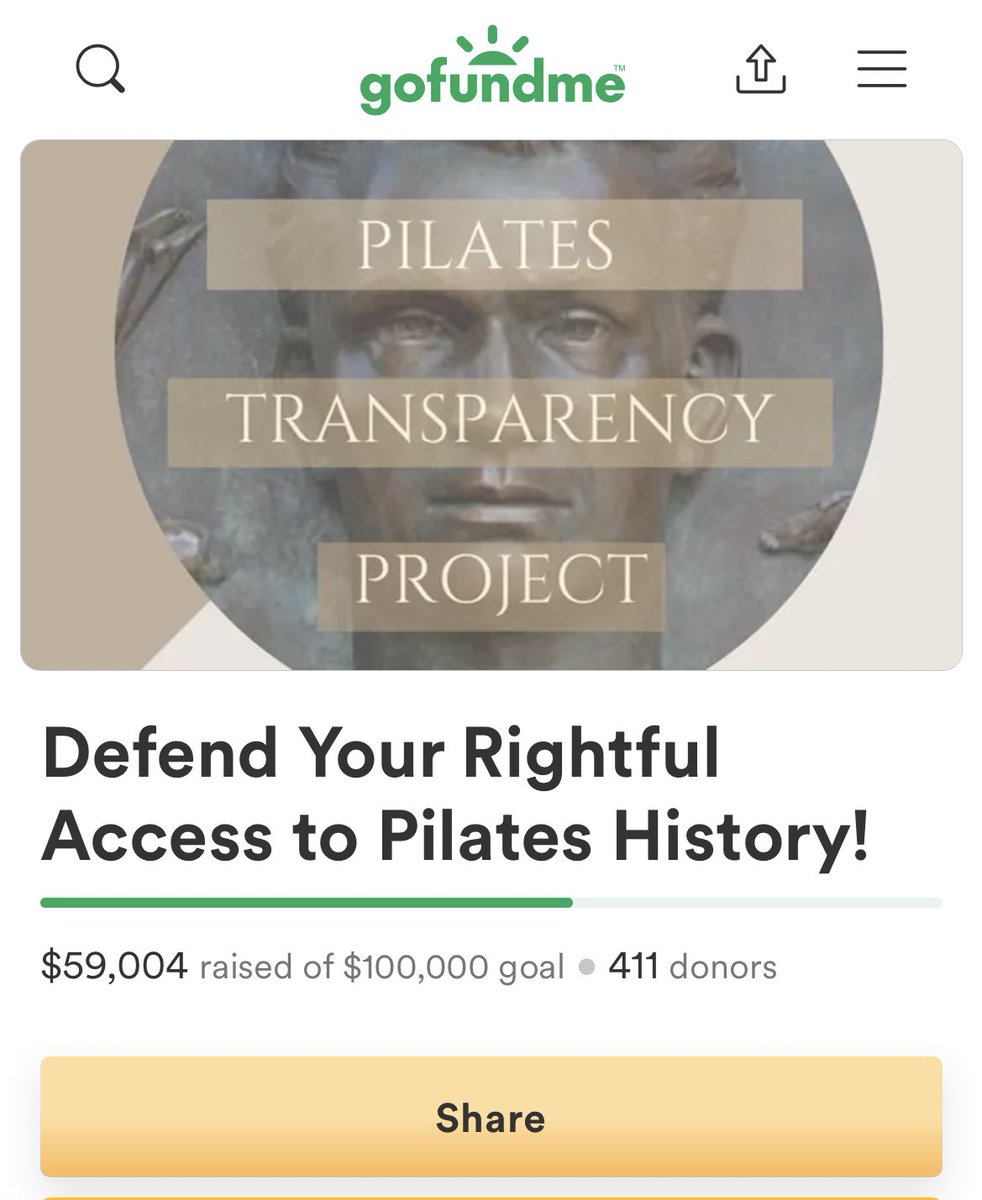 Support your right to Pilates History. This is the fight highlighted by The NY Times. Please share and donate if you can. gofundme.com/f/preserve-you…