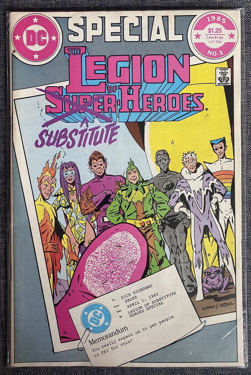 New back issue delivery! The Legion of Substitute Heroes Special by Paul Levitz and Kieth Giffen #comics #comicbooks #dcccomics