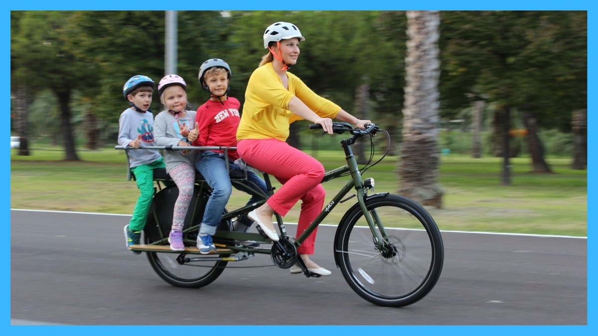 BikesYuba's tweet photo. L'autunno è la stagione bellissima per andare in bicicletta con i bambini. Le cargo bike poi sono perfette per accompagnare i bambini a scuola. #yubabike  #cargobikes #cargobike #donnobikes #igogreen #citybike #ciclismo #bici #bicidacarico #bike #ebike #urbanbike #mamma https://t.co/BnJvlp3PxB