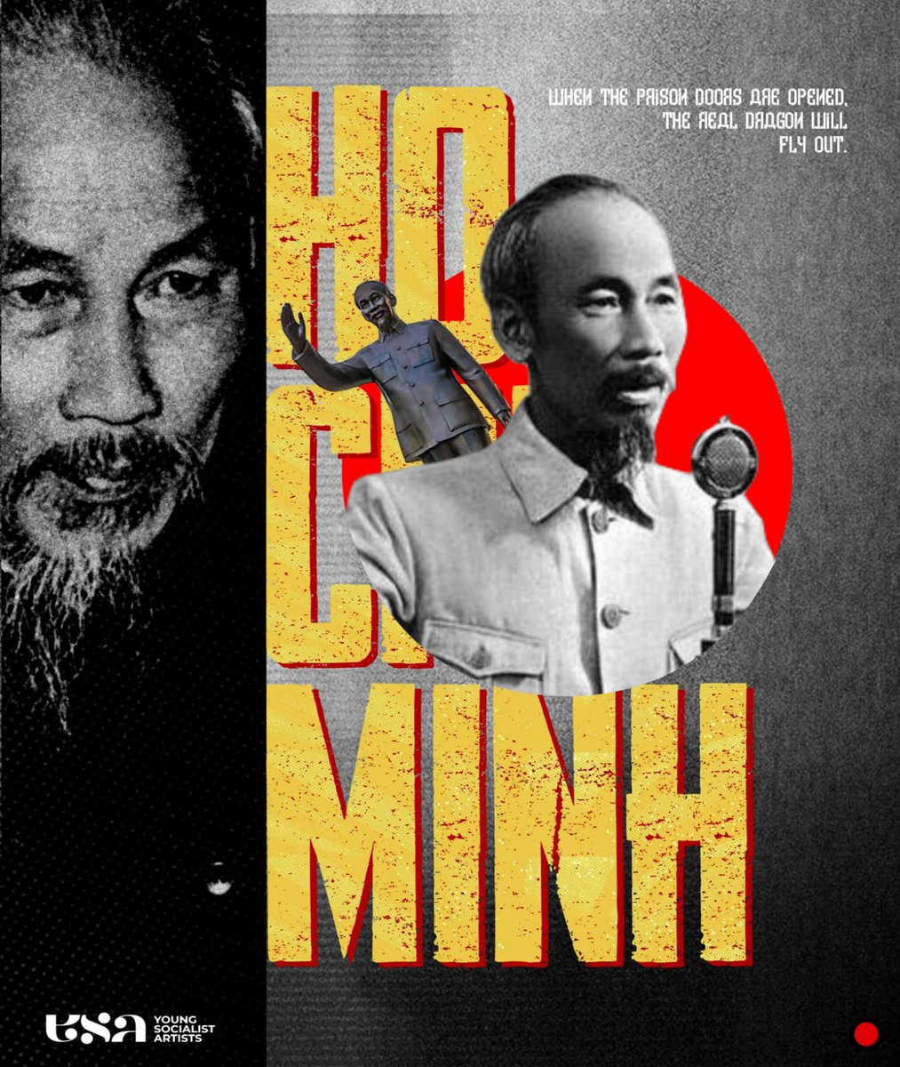 LeftWordBooks's tweet photo. Ho Chi Minh poster from Young Socialist Artists (India). 

Get the 'Selected Ho Chi Minh' we published, edited with an introduction by @vijayprashad. The most comprehensive volume of Ho Chi Minh.

https://t.co/SsGpR49OCk

#Book #HoChiMinh #Revolution #Marxism #LeftWord #RedBook https://t.co/xBECVqTWZx