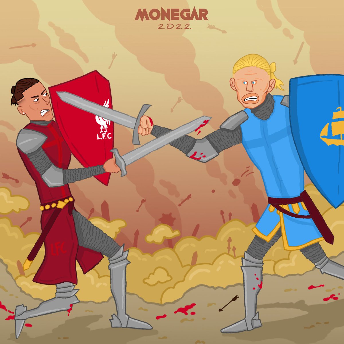 monegar_ir's tweet image. Finally The Battle is here 🔥

#LIVMCI #Haaland #Nuñez #PremierLeague