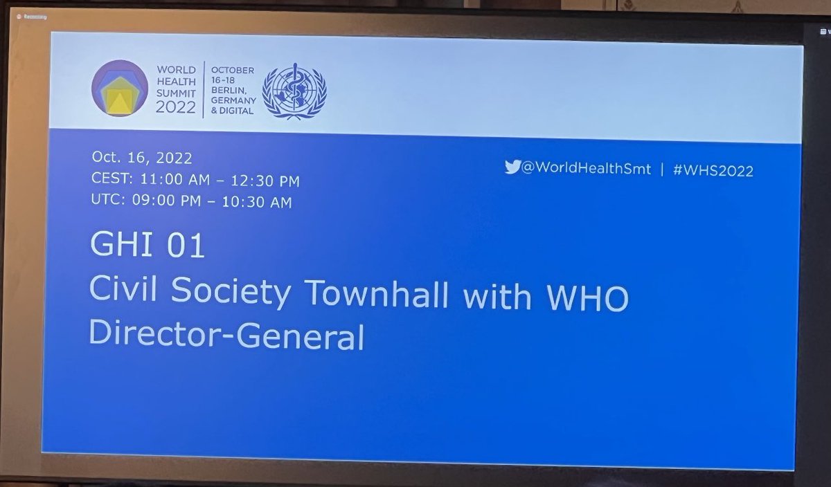 nighealthwatch's tweet photo. Civil society represents the voice of citizens and holds government accountable. There is a need for greater active engagement by multilateral partners with civil society, ensuring they are included in the decision making process. #WHS2022 @fifarahman #HealthForAll #GHSecurity https://t.co/tlpcGLpyDB