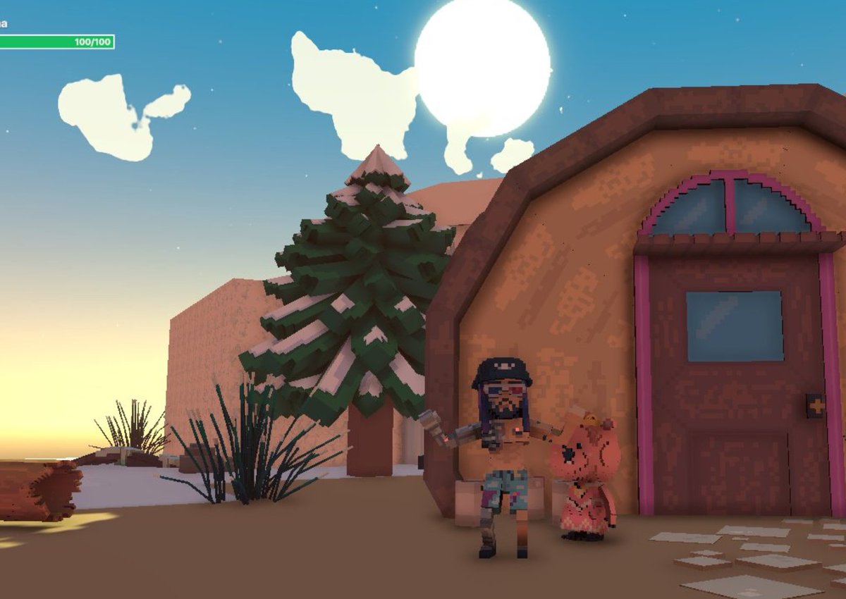 FredericaHelin's tweet photo. @TheSandboxGame I just finished my quest on Pororo experience on the #SandboxAlphaS3 for a chance to win a Season 3 Alpha Pass! Here I am with a cute Pororo. Check out my screenshot!

#Pororo https://t.co/iQArIxGXiA
