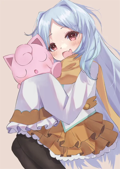 せっかくなので絵垢にぽんおき自分の所属してるクラン向けに1枚描きました #プリコネ  #ミヤコ 