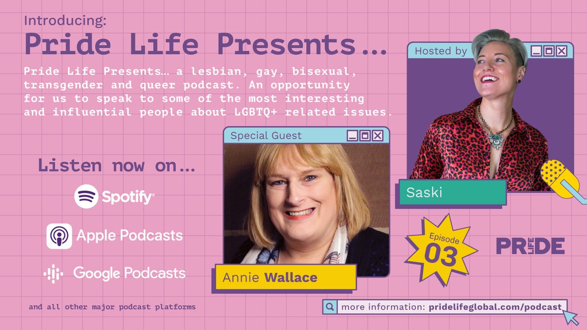 In this episode, <a href="/anniewallace/">Annie Wallace</a> takes time out of her busy TV schedule to have a tete-a-tete with <a href="/Saskisinger1/">Saski (She/Her)</a>. They discuss her journey into TV, her opinions, and what it was like to come out in the 80s.

Listen here: shorturl.at/bkDPR

🏳️‍🌈 #lgbtqpodcast #lgbtpodcast 🏳️‍🌈