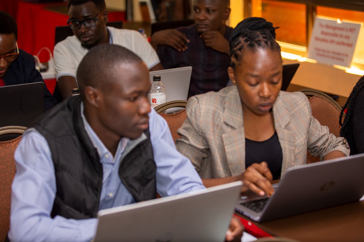 HuaweiKenya's tweet photo. Back at it again! Marking Day two of the onsite training for the  Cybersecurity Bootcamp in Naivasha, Students continue to learn about Cybersecurity, @CA_Kenya https://t.co/w9r0DGO23I