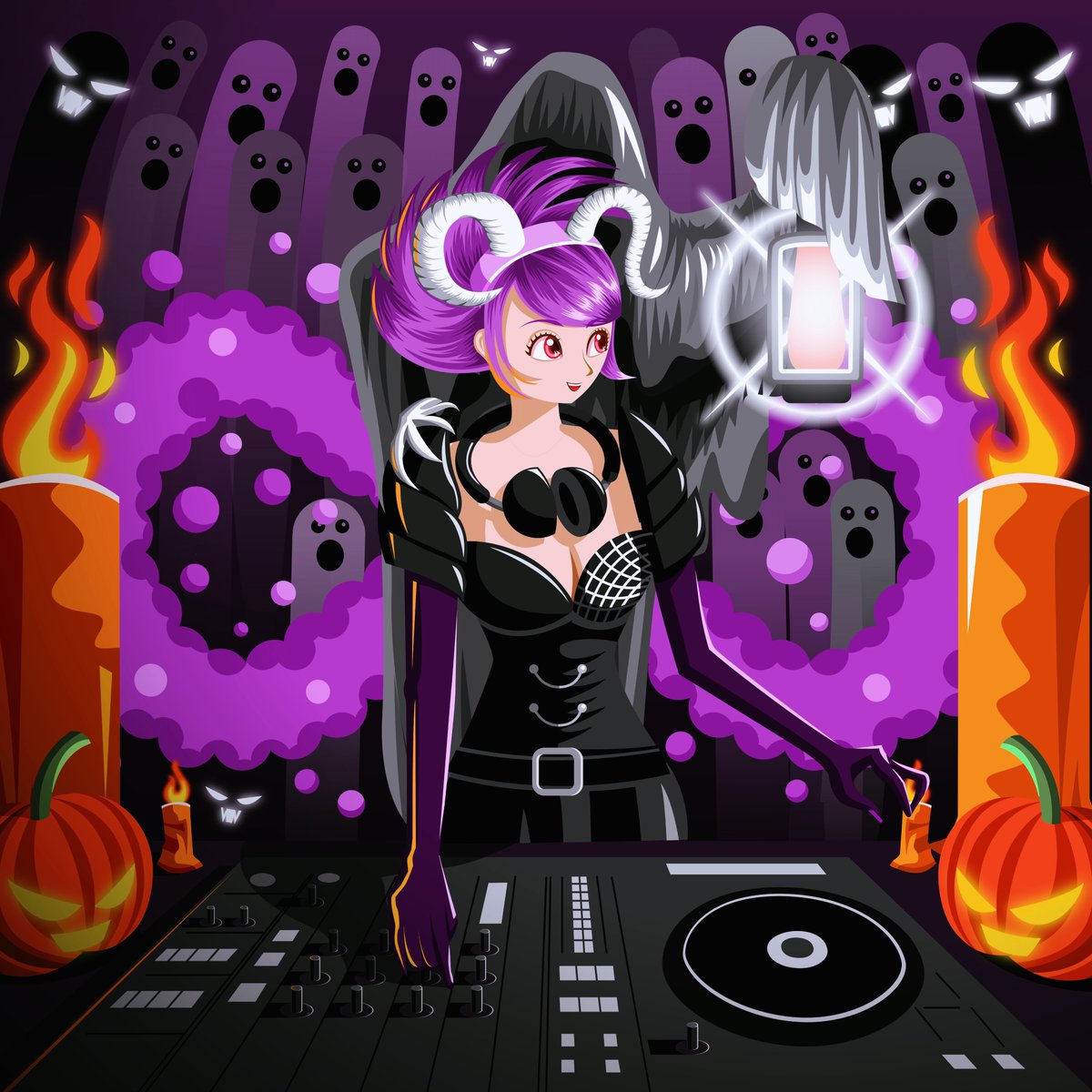 campzzz_nft's tweet photo. New drop!! ❤️
---------
🔥 Joy (A.K.A. DJ Roxanne) Halloween Revised 🔥
Price: 0.07 $ETH 
Check it out here.
https://t.co/h14tSm9cpp
---------
Support me at
https://t.co/5SmEsVRDss…
---------
#NFT #NFTTHAILAND #NFTJPN #NFTCommunity #opensea #openseanfts #ETH #halloween #spooky https://t.co/ABFGU9aj99