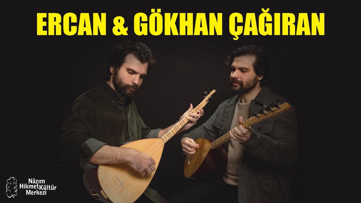 Ercan & Gökhan Çağıran 5 Kasım Cumartesi, 20:00’de Nâzım Hikmet Kültür Merkezi, Ruhi Su Salonu’nda. Biletler için: nhkm.org.tr/etki.../konser… #nhkm #nâzımhikmetkültürmerkezi #kadıköy #istanbul #söyleşi #bahtiyarkaymak #kitapimza #istanbulgünceletkinlikler #günceletkinlikler