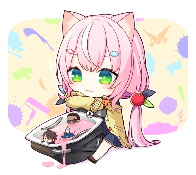 お疲れ様～#Nari_art #にじスプラ祭り 