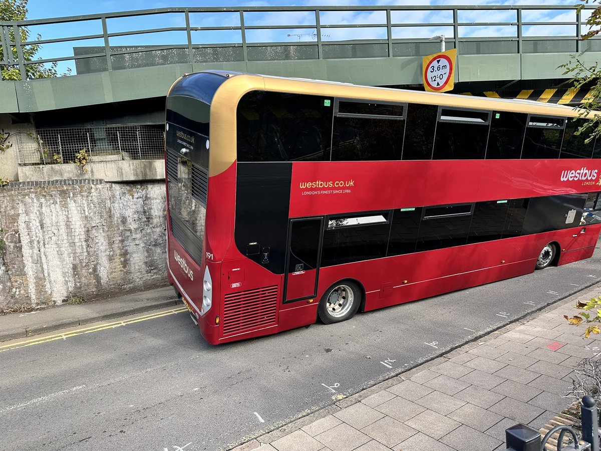 Warning bus crash into rail bridge Coombe Road, near Norbiton station <a href="/BBCLondonNews/">BBC London</a> <a href="/RBKingston/">Kingston Council</a>