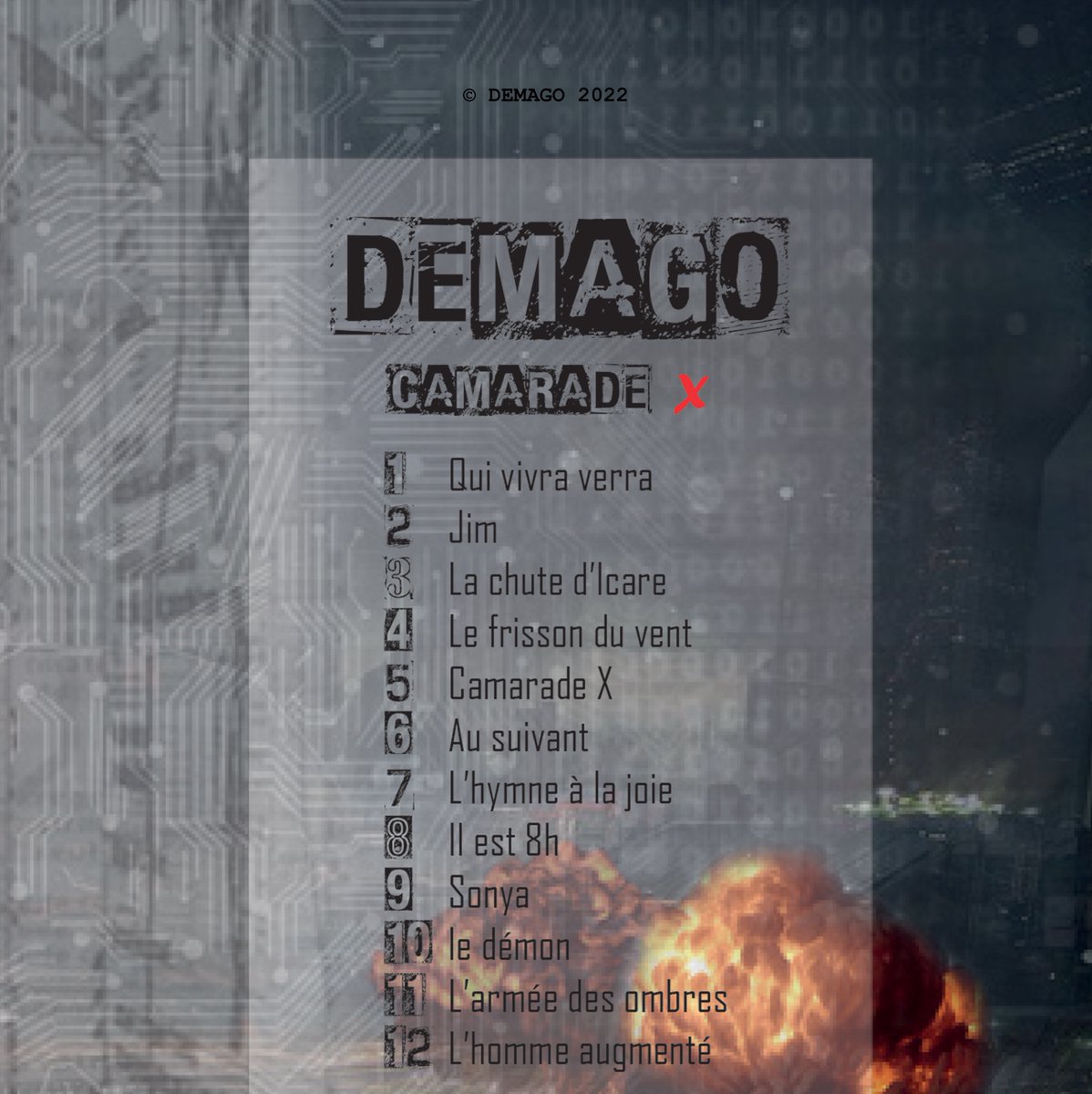 DemagoOfficiel's tweet photo. À L'ATTENTION DE TOUS LES CONTRIBUTEURS DU FINANCEMENT PARTICIPATIF: 
Jète un oeil à ta boite mail, tu y découvriras de quoi écouter le nouvel album "Camarade ❌" en avant-première 📀
https://t.co/VuXPdS617Z
Bon dimanche camarade ☀️
Illustration: Audrey Abrahamian
#demago #merci https://t.co/5fOUjczQsP