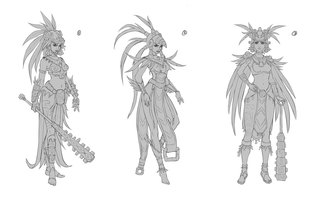 hexemori's tweet photo. New oc: Mesoamerican fantasy warrior
More exploration at artstation c:

#conceptart #gameart #gamedev #design #characterdesign https://t.co/UYD9R7CSkW