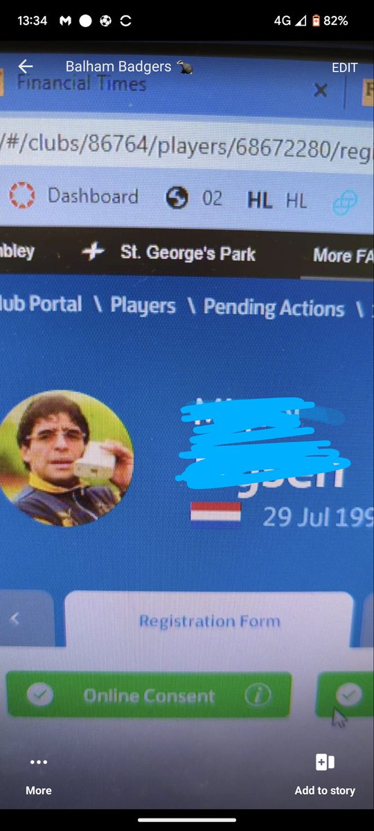 How about this baller that tried to register with this pic