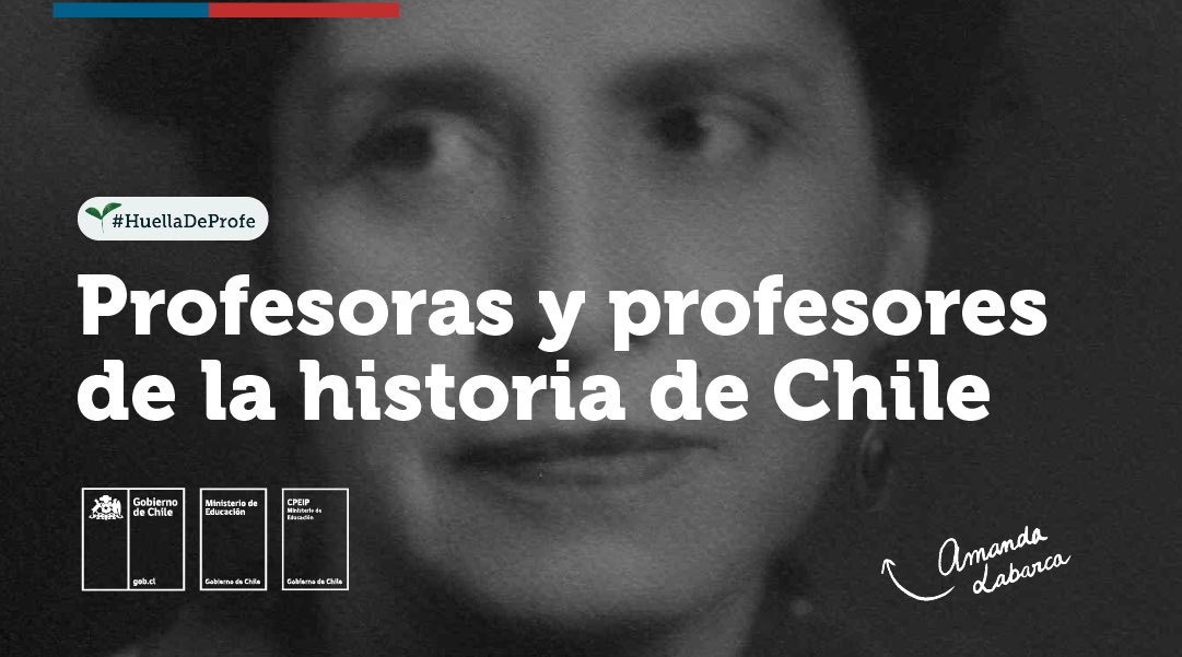 Mineduc's tweet photo. En este Día de la Profesora y el Profesor te contamos sobre algunos docentes que hicieron y siguen haciendo historia en el país y dejaron su #HuellaDeProfe🌱

¡Feliz día a todas y todos los profes de Chile! https://t.co/lJjIUvvpW3