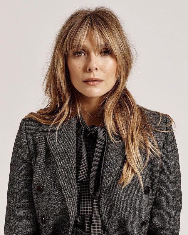 Eliziebeth's tweet photo. @WorldwideActs I am Elizabeth Olsen, will stay here and stick with the family. https://t.co/CHGO4F7YCG