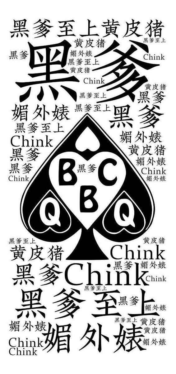 鉴于国内黑人数量激增，反黑联盟推行一套可靠安全的避险办法!请转发给身边的伪娘和女性!
如若现实碰见黑人!不要惊慌!用这张“反黑符箓”设置成屏保，对准举在黑人脸面前!并大声呼喊咒语：“I love Big black cock!”
重复无数次，黑爹就会把搭讪改为器官交媾!避免被黑人骚扰!百试百灵!