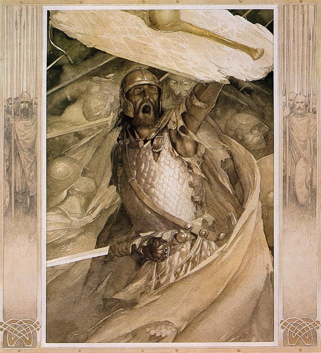 Bonesdrawstuff's tweet photo. Alan Lee's illustrations for the Mabinogion https://t.co/qsJfAxIUHt