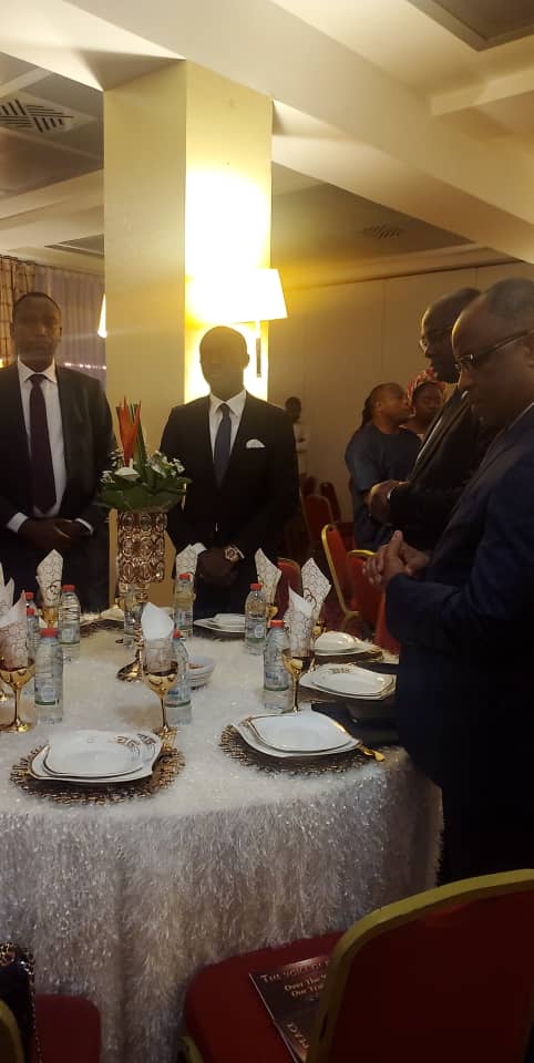 camyosfop's tweet photo. In prelude to the launch of our Control Arms & disarmament course in partnership with #IRIC, @recsasec, @AU_ECOSOCC @odaunrec @diplocam_minrex this Monday, 17th October 2022, #CAMYOSFOP & partners have dinner conversations. The importance of partnerships 2 achieve #SDGs was top. https://t.co/D4dJL1YcJb