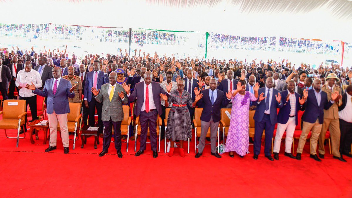 Dr_MutaiEric's tweet photo. A happy and blesssed Sunday from the Green Stadium Kericho.

We pray that God grants us the energy at both levels of Government to implement all that we promised our people.

Have a blessed day. https://t.co/FYjzCG3uxp