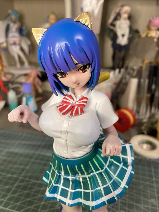 とりあえず完成しました、いろいろ課題も顕になりましたが、うんかわいい(笑)先にサブに載せてしまいましたが、こちらにも完成ツイートしときます( *'ω`* ) 