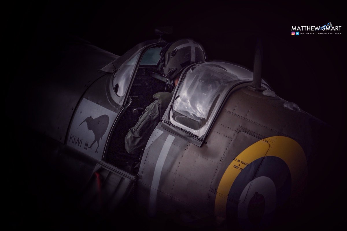 @RAFBBMF Spitfire Kiwi based at @RAFConingsby @ThePhotoHour #AvGeek #aviation #aviationphotography @BBMF_Spitflyer