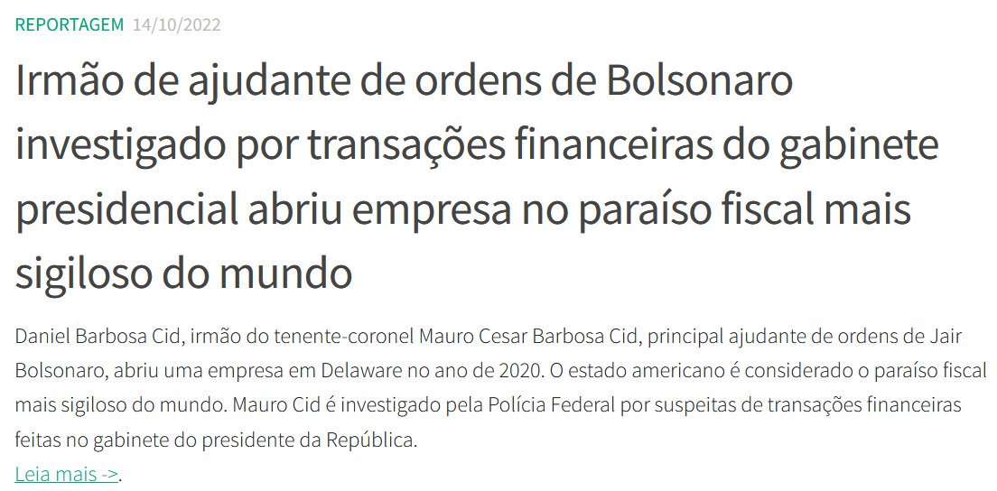 P_Peri's tweet photo. Pra quem ainda pensa em votar no Bolsonaro "porque não tem corrupção", basta consultar uma fonte: a agência Sportlight, do mestre Lúcio de Castro, dá aula de jornalismo e mostra como a roubalheira campeia em todas as áreas e formatos. https://t.co/xwU6Lrx6Ah https://t.co/DvdVnsrsD8