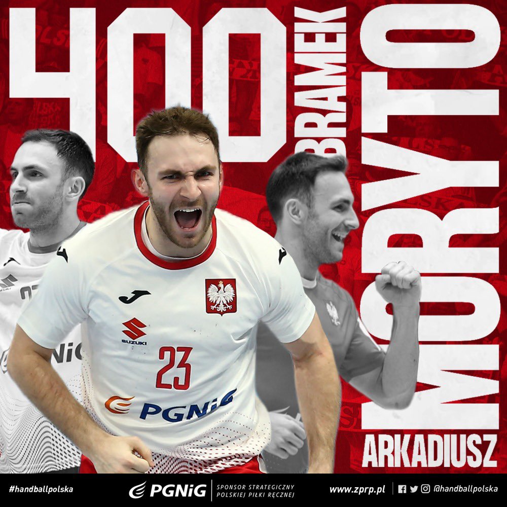 handballpolska's tweet image. 🔥 Arkadiusz MORYTO - zdobywca 4️⃣0️⃣0️⃣ bramek w 83 meczach w reprezentacji Polski! 😍