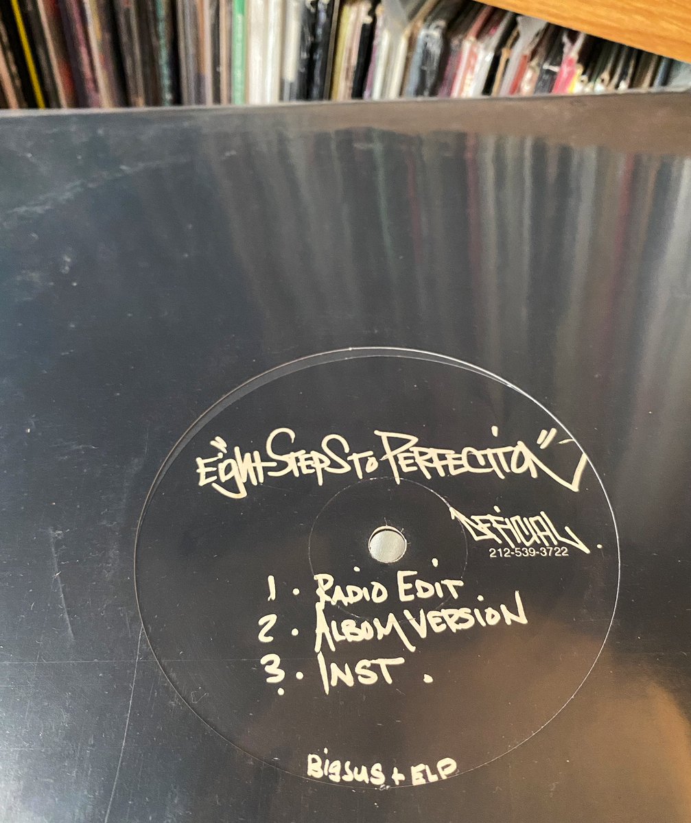 stilts88's tweet photo. Sunday mood:
Eight Steps To Perfection.
#companyflow #coflow #elp #djpremier #undergroundhiphop #vinyl #recordcollection #waxwars https://t.co/uy8rntOy5U