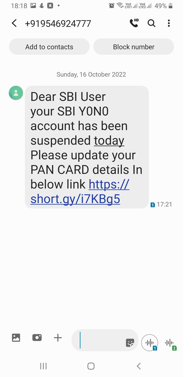 PrashantWagh_IN's tweet photo. @TheOfficialSBI @RBIsays @RBI @StaySafeOnline @CybercrimeCID https://t.co/Q2ICoDumcA