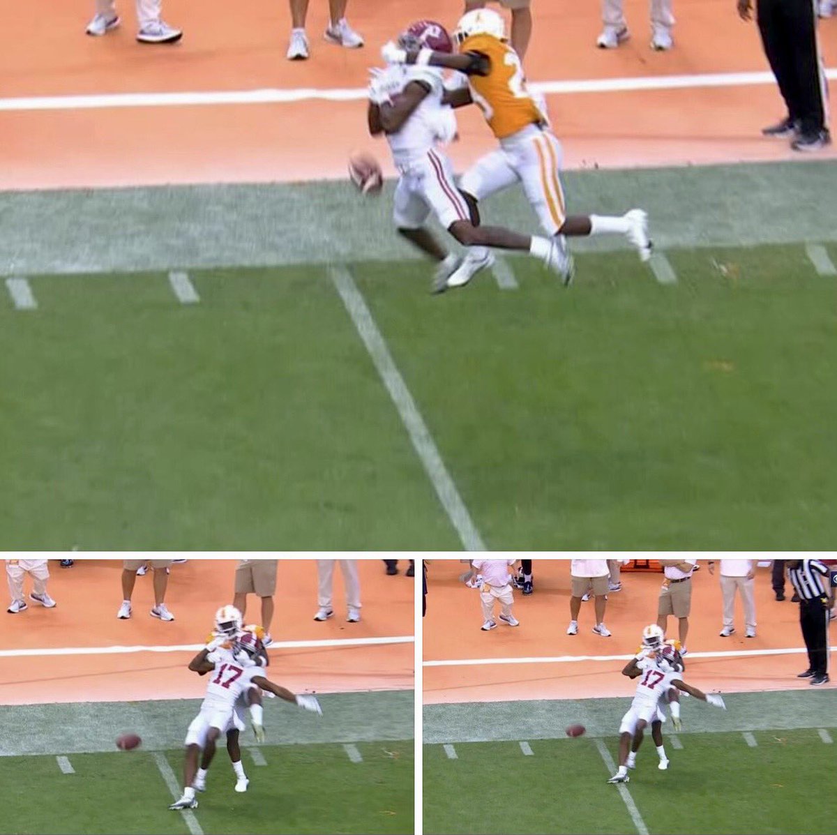 MrsDoering's tweet photo. @drdaddyz @Espngreeny What about these missed calls? It was a poorly officiated game all the way around. https://t.co/0n4rNyu0Tv