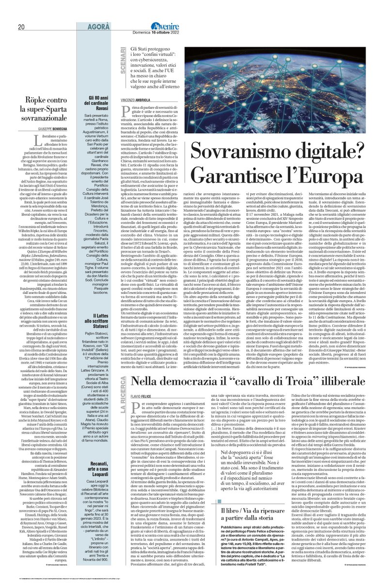 casaleopardi's tweet photo. @Avvenire_Nei in edicola oggi vi ricorda che fino al 30 gennaio 2023 potete visitare la #mostra di #artecontemporanea "Io nel pensier mi fingo", allestista nelle antiche sale della #biblioteca in cui Giacomo ha studiato.

#giacomoleopardi #casaleopardi #recanati #museo https://t.co/XPTgUlfzef