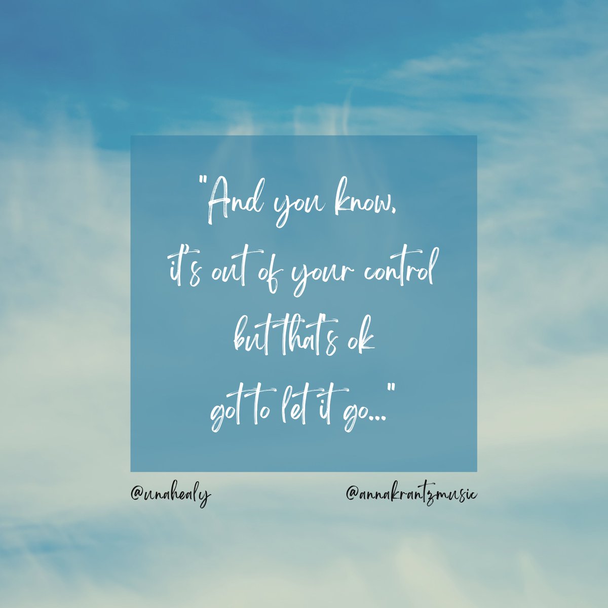 UnaHealy's tweet photo. What's your favourite lyric? ✨☁️

#ThisisYourLife #UnaHealy #AnnaKrantz #NewRelease #OutNow https://t.co/zG98D7SJUy
